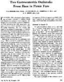 Two gastroenteritis outbreaks from ham in picnic fare