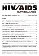 HIVAIDS Surveillance AIDS cases reported through July 1989