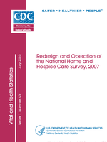 Redesign and Operation of the National Home and Hospice Care Survey 2007