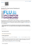 Weekly Flu Vaccination Dashboard
