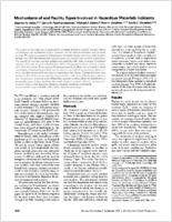 Mechanisms of and Facility Types Involved in Hazardous Materials Incidents