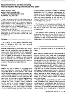 Bacterial infections and skin cleaning prior to injection among intravenous drug users