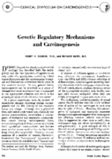Genetic Regulatory Mechanisms And Carcinogenesis