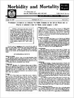 Morbidity and Mortality Weekly Report Vol 5 No 1 January 13 1956