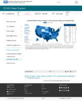 Confirmed COVID19 deaths in US correctional and detention facilities by state January 29 2021