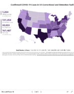 Confirmed COVID19 cases in US correctional and detention facilities by state Sep 8 2020