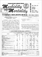 Morbidity and Mortality Weekly Report Vol 15 No 39 week ending October 1 1966