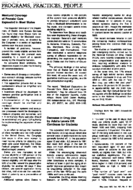 PROGRAMS PRACTICES PEOPLE