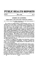Public Health Reports  V 30 No 19 May 7 1915
