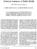 Technical assistance in public health