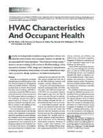 HVAC Characteristics and Occupant Health