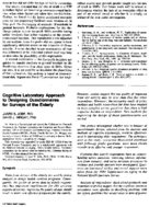 Cognitive laboratory approach to designing questionnaires for surveys of the elderly