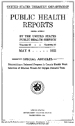 Public Health Reports  v 46  no 19  cover