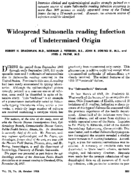 Widespread Salmonella reading infection of undetermined origin