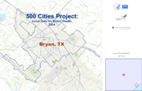 500 Cities Project Local Data for Better Health 2014 Bryan TX