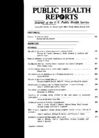 Public Health Rep  v 101 no 2  table of contents