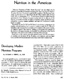 Developing modern nutrition programs