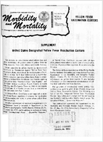 Morbidity and Mortality Weekly Report Supplement to Vol 22 No 32 week ending August 11 1973