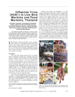 Influenza Virus H5N1 in Live Bird Markets and Food Markets Thailand