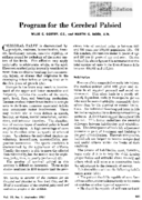Program for the cerebral palsied