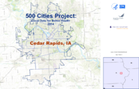 500 Cities Project Local Data for Better Health 2014 Cedar Rapids IA