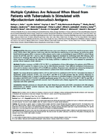 Multiple Cytokines Are Released When Blood from Patients with Tuberculosis Is Stimulated with Mycobacterium tuberculosis Antigens