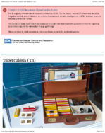 Story of CDC  Tuberculosis TB