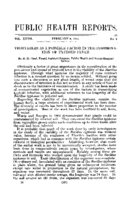 Public health reports  v 27 no 6 FEBRUARY 9 1912