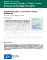 Cognitive Evaluation of Questions on Cannabis Product Use