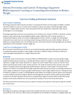 Obesity Prevention and Control TechnologySupported Multicomponent Coaching or Counseling Interventions to Reduce Weight