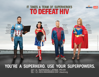It takes a team of superheroes to defeat HIV