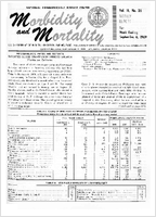 Morbidity and Mortality Weekly Report Vol 18 No 36 week ending September 6 1969
