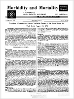 Morbidity and Mortality Weekly Report Vol 2 No 34 week ended August 29 1953