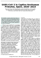 SARSCoV2 in Captive Nonhuman Primates Spain 20202023
