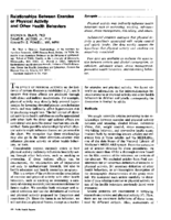 Relationships between exercise or physical activity and other health behaviors