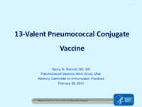 13valent pneumococcal conjugate vaccine