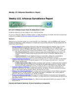 FluView 20182019 Influenza Season Week 10 ending March 9 2019