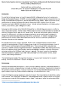 Results from a Cognitive Interview Evaluation of Select Topics and Questions for the National Intimate Partner and Sexual Violence Survey