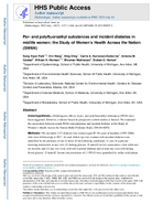Per and Polyfluoroalkyl Substances and Incident Diabetes in Midlife Women The Study of Womens Health Across the Nation