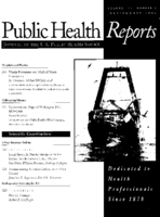 Public Health Reports  v 110 no 4  table of contents