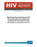 Monitoring Selected National HIV Prevention and Care Objectives by Using HIV Surveillance Data United States and 6 Dependent Areas 2018