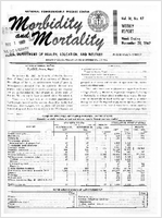 Morbidity and Mortality Weekly Report Vol 16 No 47 week ending November 25 1967