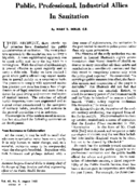 Public professional industrial allies in sanitation