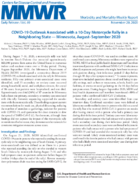 COVID19 Outbreak Associated with a 10day Motorcycle Rally in a Neighboring State  Minnesota AugustSeptember 2020