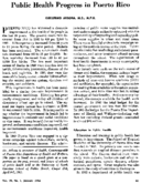 Public health progress in Puerto Rico