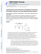 Expanding the Structural Diversity of Polyketides by Exploring the Cofactor Tolerance of an Inline Methyltransferase Domain