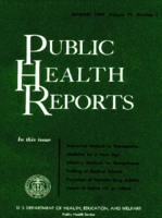 Public Health Reports  v 79  no 1  cover