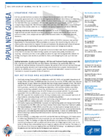 CDC Division of Global HIV  TB Country Profile Papua New Guinea July 2019