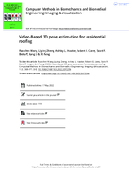 Videobased 3D pose estimation for residential roofing