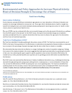 Environmental and Policy Approaches to Increase Physical Activity PointofDecision Prompts to Encourage Use of Stairs